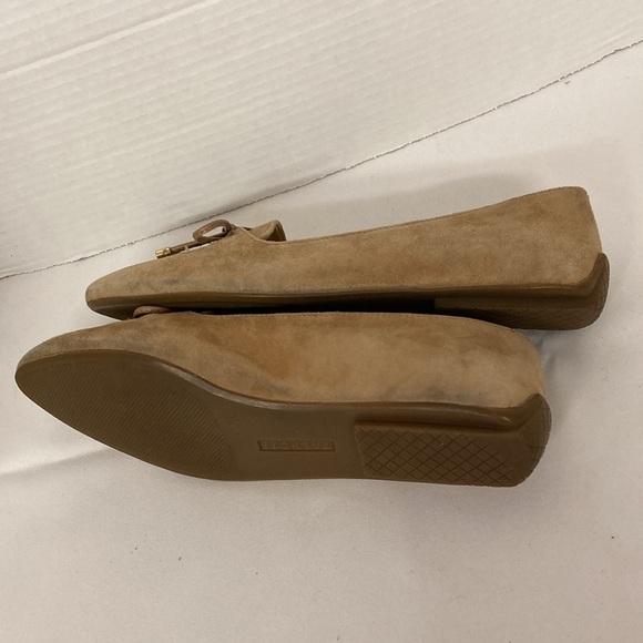 Talbots Leather Suede Women’s Size 6.5 Tan Slip on Loafer Driving Shoes Tassels - Picture 10 of 10